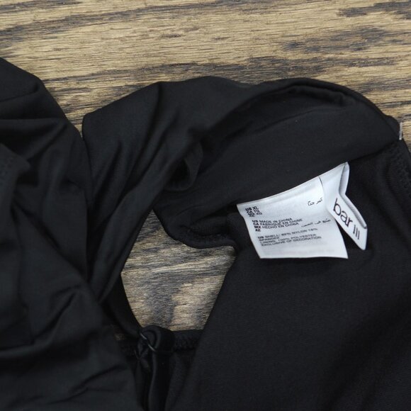 NWT Bar III Womens Tell Me About It Stud One Piece Swimsuit Black / Silver XL - Picture 5 of 5